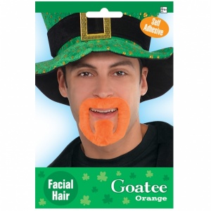 St Patrick's day getskägg orange