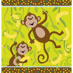 Monkeying around bordsduk i plast Monkeying around bordsduk i plast