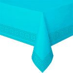 Turkos bordsduk - 3-lagers papper 1.4m x 2.8m Turkos bordsduk - 3-lagers papper 1.4m x 2.8m