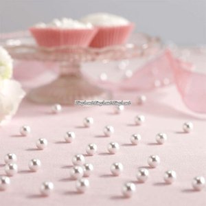 Elfenbensvita bordspärlor - 60 g Elfenbensvita bordspärlor - 60 g