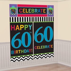 60-års födelsedag dekorbakgrund
